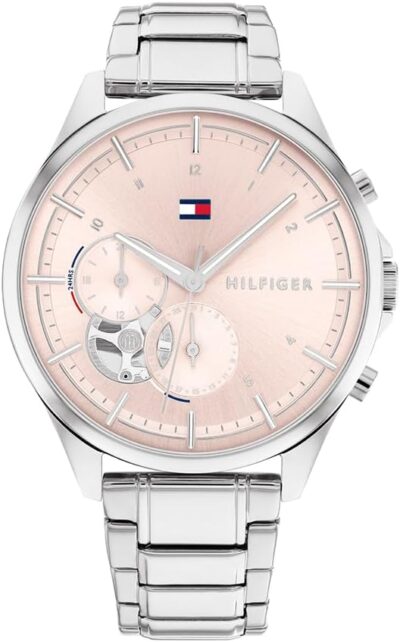 Tommy Hilfiger Reloj Analógico de Cuarzo Multifunción para Mujer con Correa...