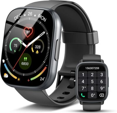 Poounur Reloj Inteligente Mujer Hombre, 1.95″ HD Smartwatch con...